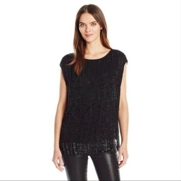 Joie Cecile Beaded Blouse – Delicate Elegance with Intricate Detail - Picture 1 of 10